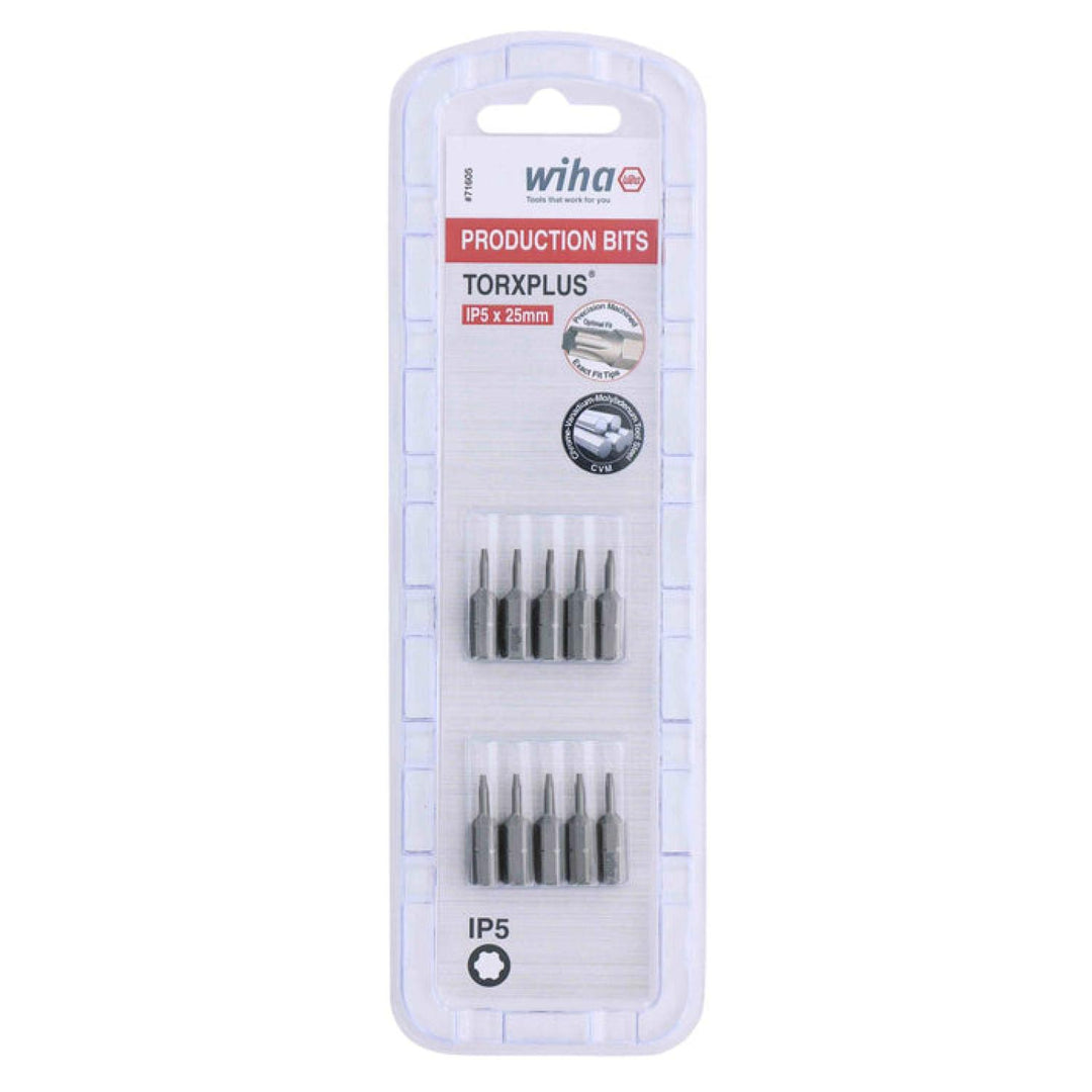 Wiha Tools 71605 IP5 x 38mm TORX® Plus Insert Bit, 10 Pack