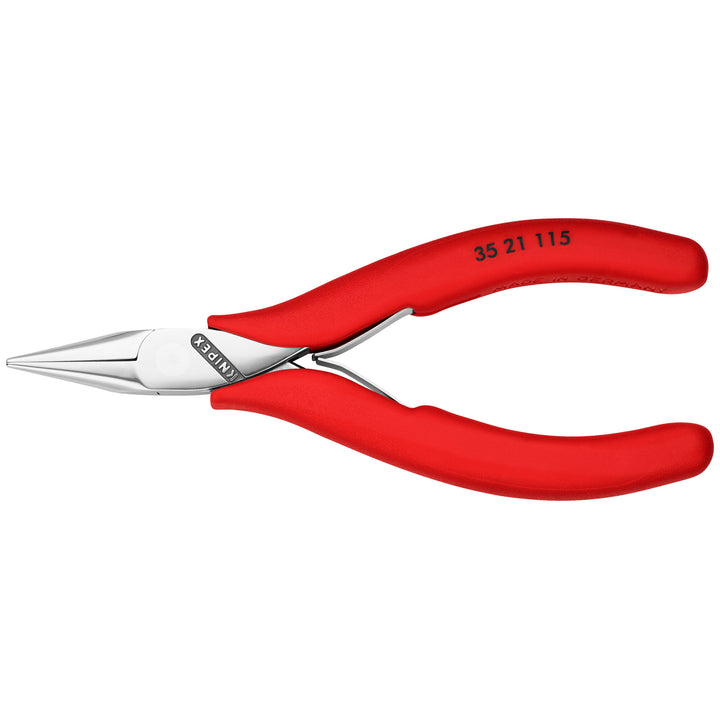 Knipex 35 21 115 4 1/2" Electronics Gripping Pliers-Half Round Tips