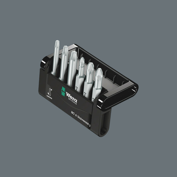Wera Bit-Check 6 V Universal 1, 6 pieces