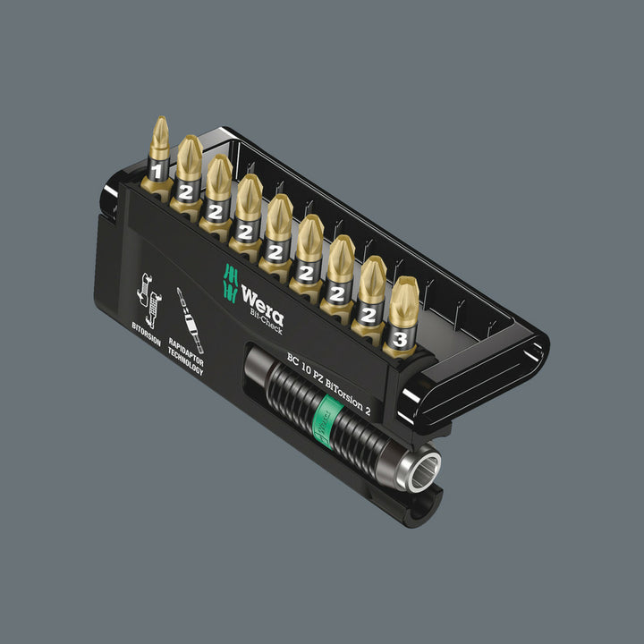 Wera Bit-Check 10 PZ BiTorsion 2, 10 pieces