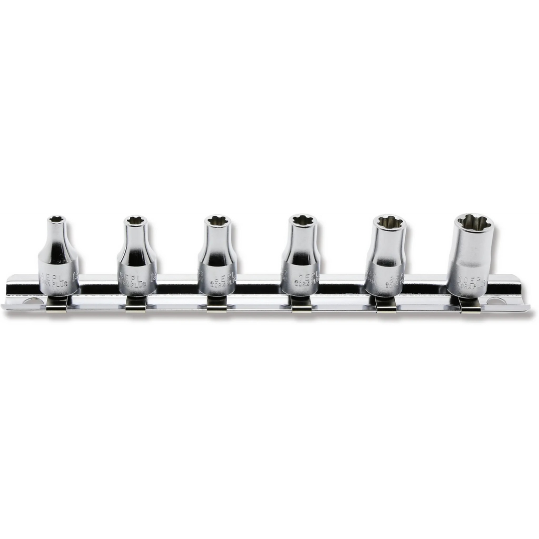 Ko-Ken RS2425/6-EPL 1/4" Sq. Dr. Torx Plus 6 Piece Socket Set, 4EPL - 10EPL