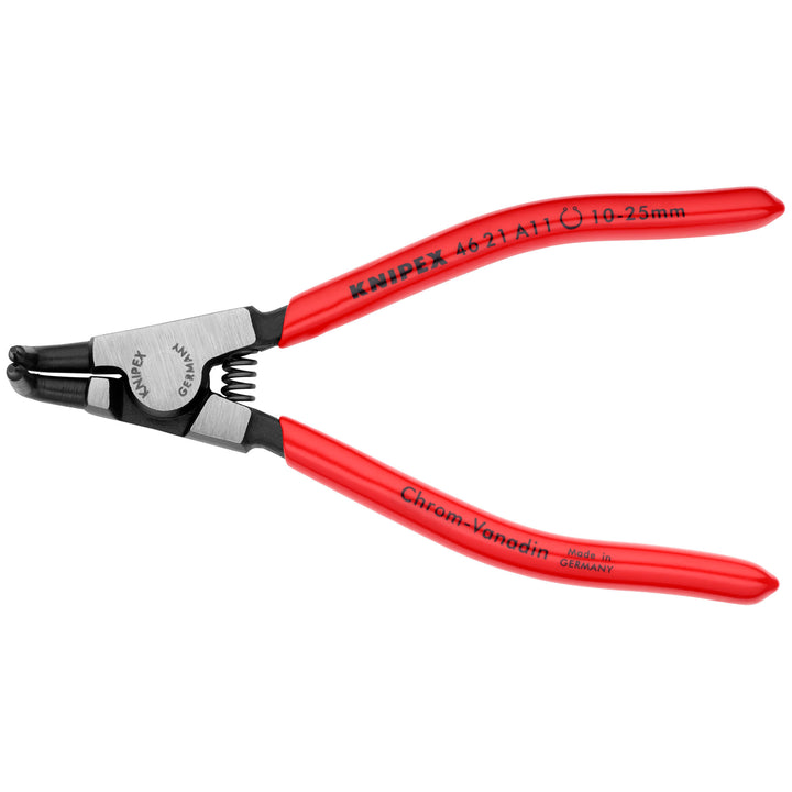 Knipex 46 21 A11 5" External 90° Angled Snap Ring Pliers-Forged Tips