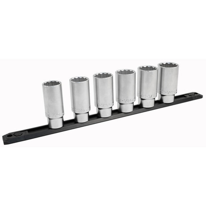 Wiha Tools 33892 19 Piece 1/2" Drive Deep Socket Set - SAE