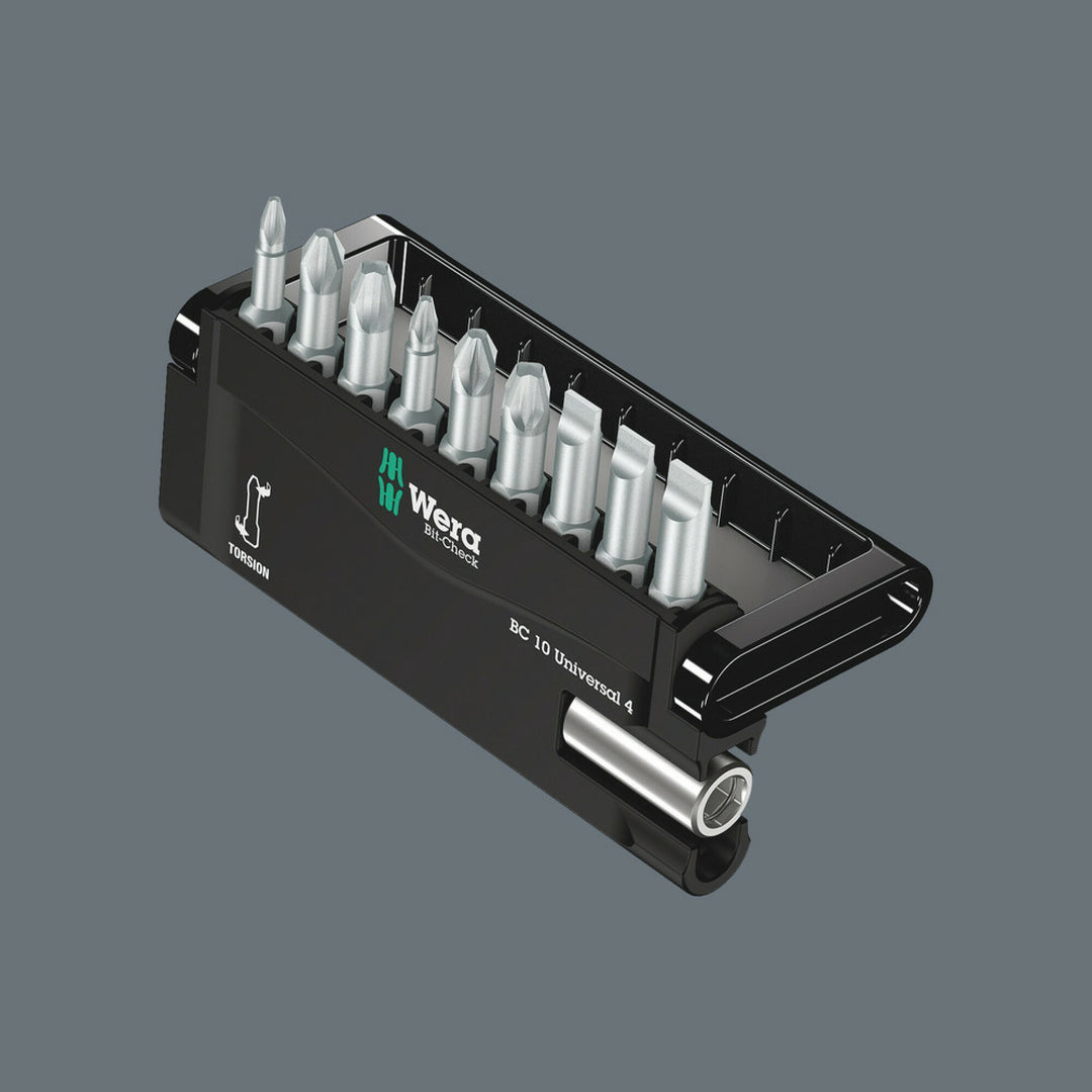 Wera Bit-Check 10 Universal 4, 10 pieces