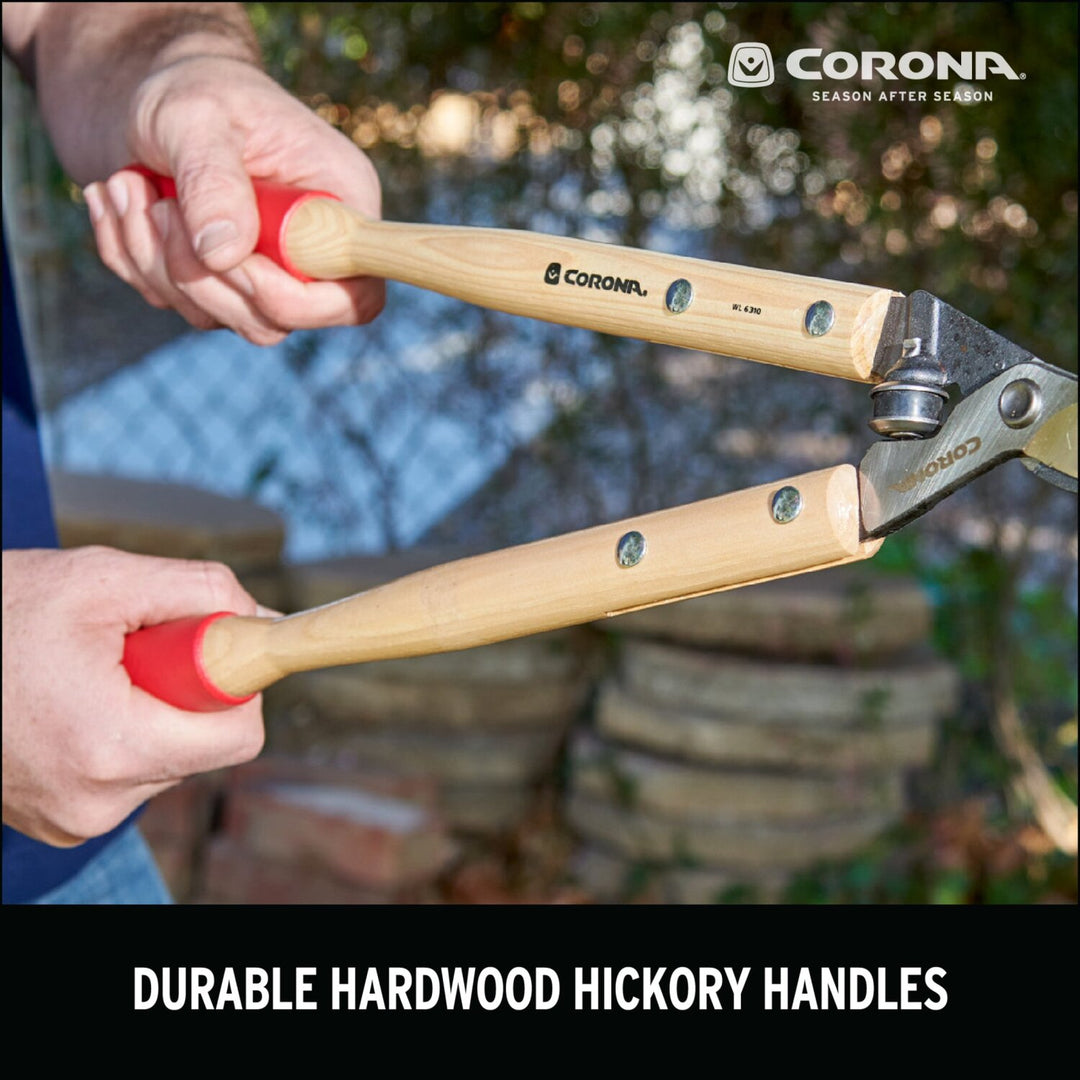 Corona WL 6310 Hickory Handle ClassicCUT Bypass Vine Lopper, 20 in., 1-1/4 in. Cut Capacity