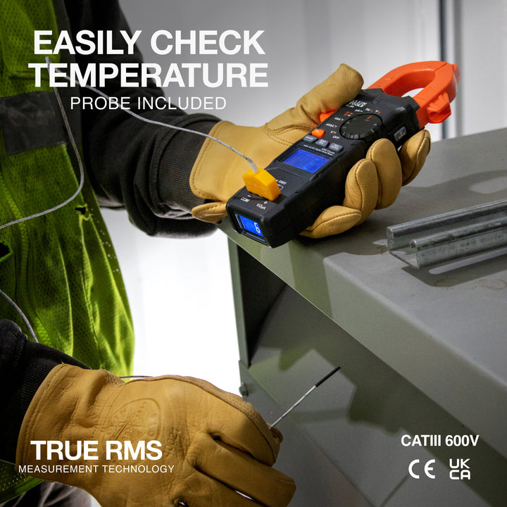 Klein Tools CL490 400A AC/DC Dual-Display Auto-Ranging Digital Clamp Meter