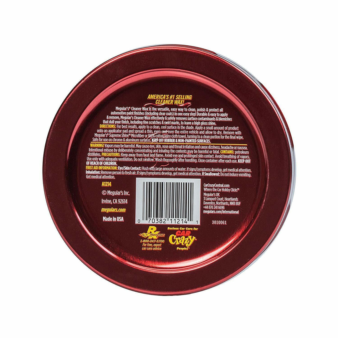 Meguiar's Cleaner Wax, A1214, 11 oz., Paste
