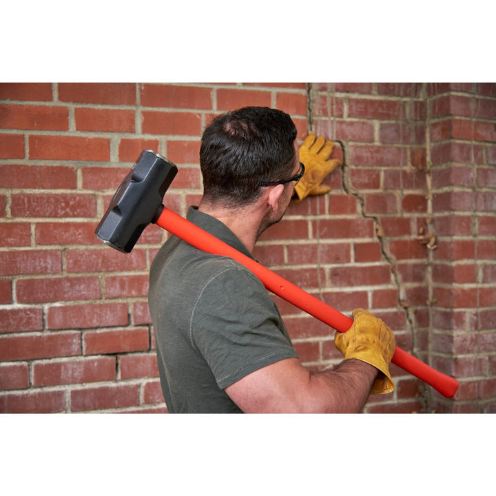 Corona ST 70025 Sledge Hammer, 16 lb. Head, 34 in. Solid-Core Fiberglass Handle