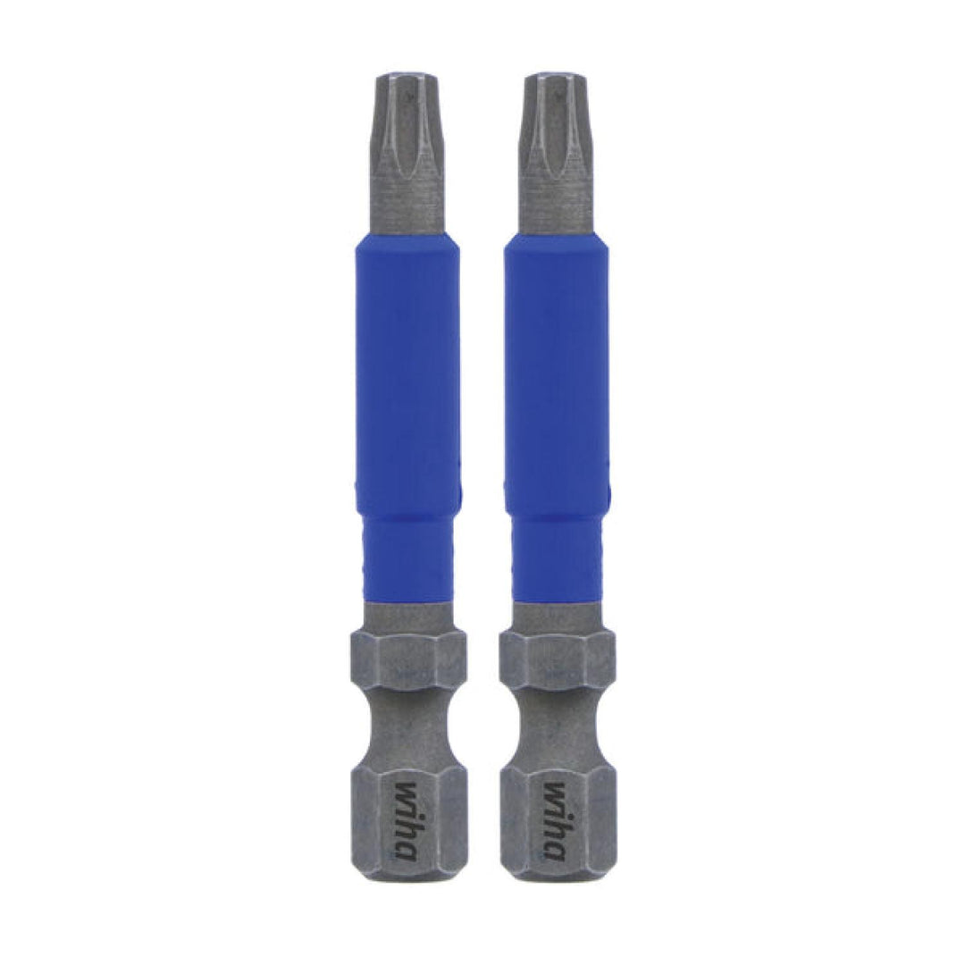 Wiha Tools 70218 TerminatorBlue Impact Bit TORX T15 - 2 Inch - 2 Pack