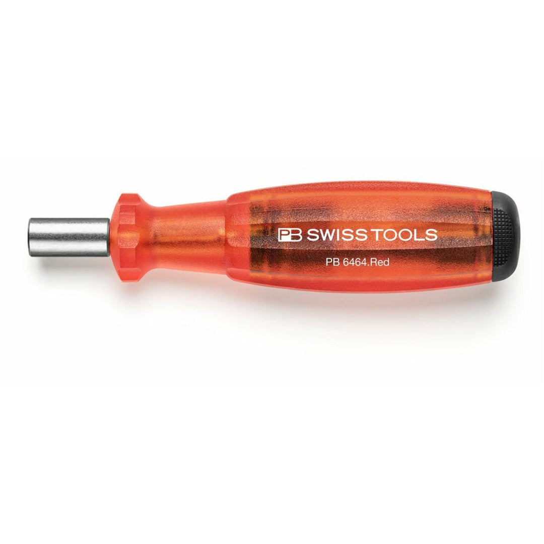 PB Swiss PB 6464.Red Bit Holding Screwdriver with Magazine, Slotted, Phillips, TORX®, 9 Pcs