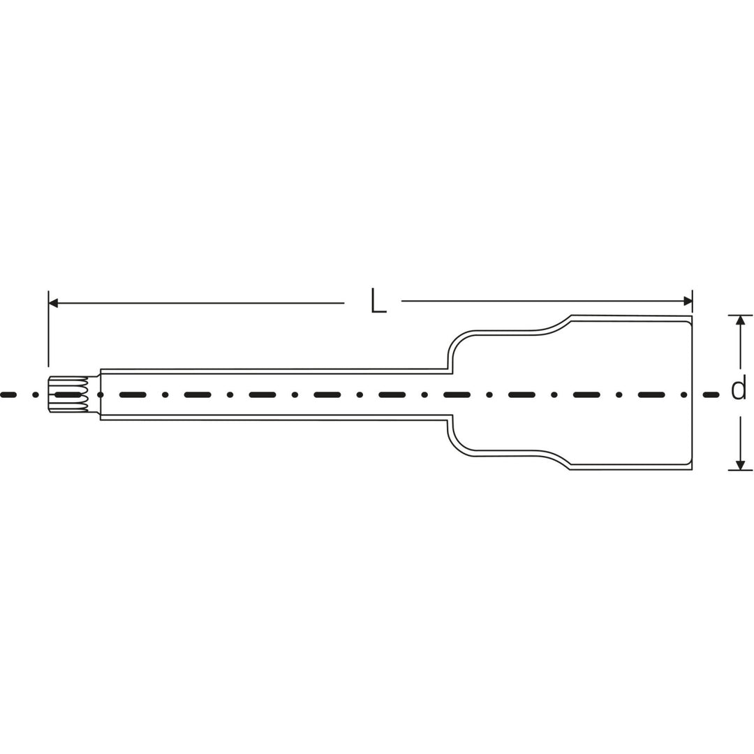 Stahlwille 02370010 12175 VDE screwdriver Socket M10 mm, 3/8" Drive