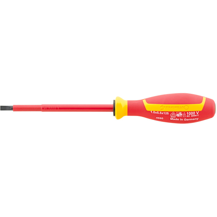 Stahlwille 46603055 4660 VDE DRALL+ 5.5 mm Slotted Screwdriver