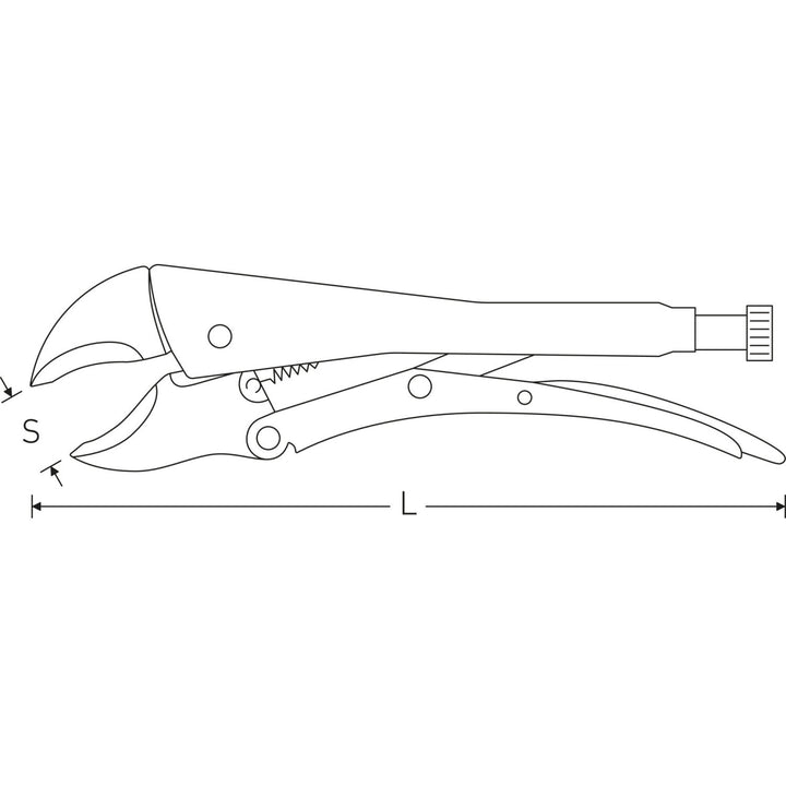 Stahlwille 65642250 250mm Self Grip Wrench