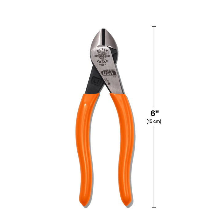 Klein Tools D2286 Diagonal Cutting Pliers, High-Leverage, 6-Inch