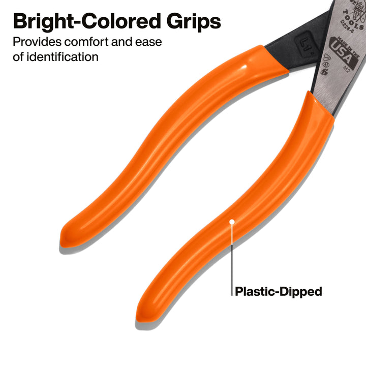 Klein Tools D2286 Diagonal Cutting Pliers, High-Leverage, 6-Inch