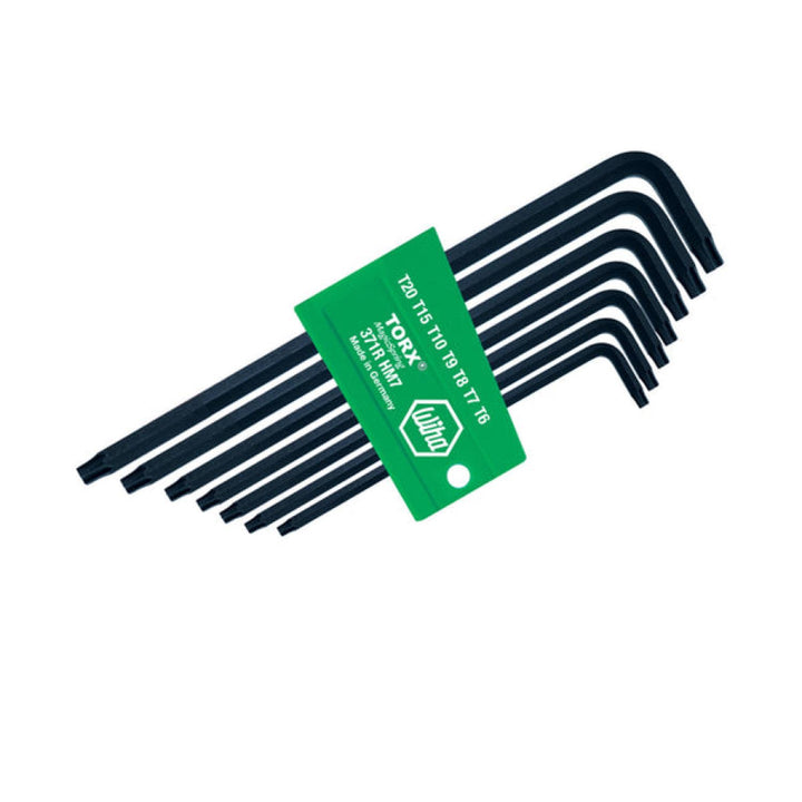 Wiha Tools 37190 Long Arm MagicSpring TORX L-Key Set, 7 Piece
