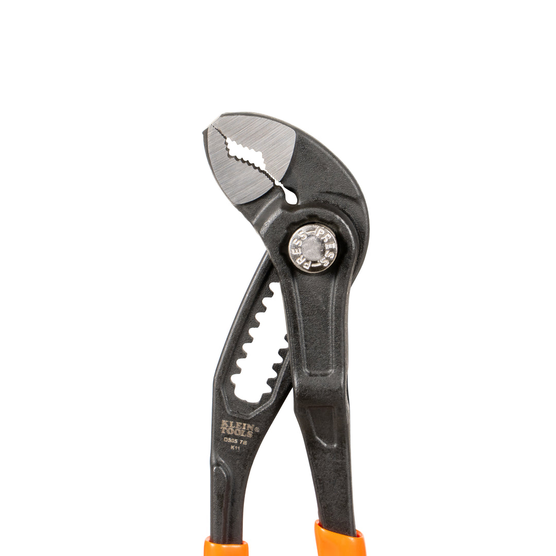 Klein Tools D5057B Quick-Adjust Klaw Pump Pliers, 7"