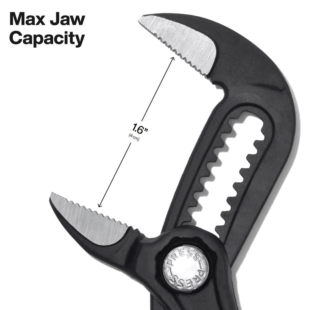 Klein Tools D5057BS Straight Jaw Quick-Adjust Pump Pliers, 7-Inch