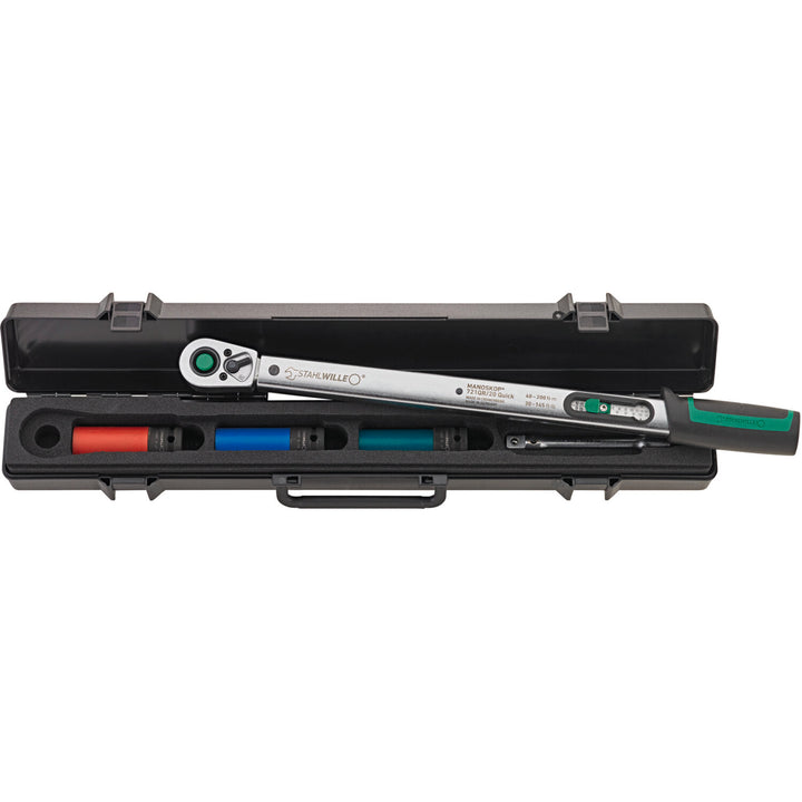 Stahlwille 96507214 721QR/20/3/1 Torque Wrench Set, 1/2" Drive