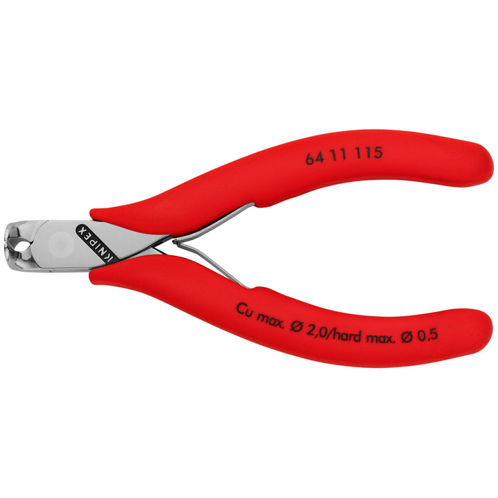 Knipex 64 11 115 4 1/2" Electronics End Cutting Nippers