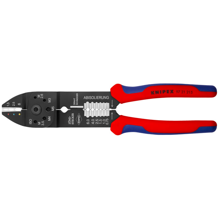 Knipex 97 21 215 9 1/4" Crimping Pliers