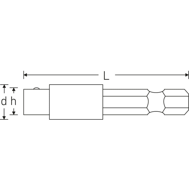 Stahlwille 31170000 Bit-Connector, Machine Operated