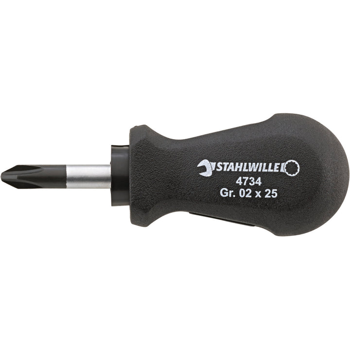 Stahlwille 47341002 4734 DRALL #2 Phillips Stubby Screwdriver