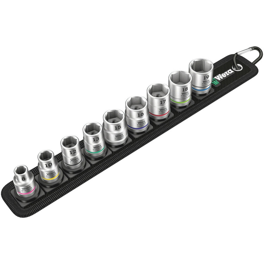 Wera Zyklop Socket & Ratchet Combo Set, 10 Pc.