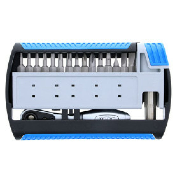 Wiha Tools 79499 17 Piece XLSelector Bit with Mini Ratchet Set