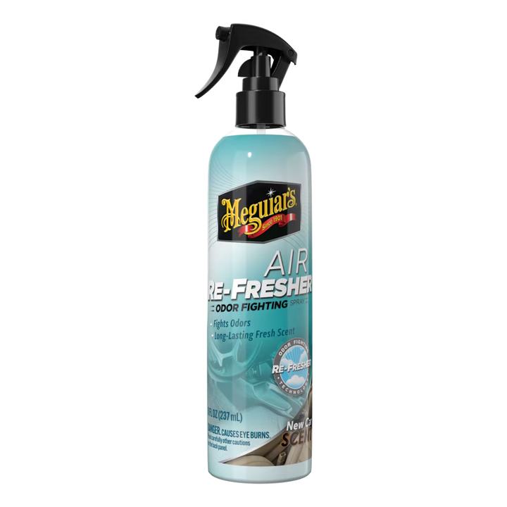 Meguiar's G250608 Air Re-Fresher Odor Fighting Spray - New Car Scent - Refresh & Instantly Fight Off Odors