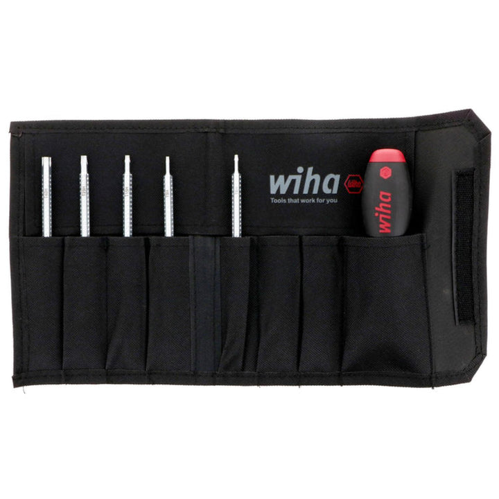 Wiha Tools 28197 6 Piece Drive-Loc VI Security TORX Pouch Set