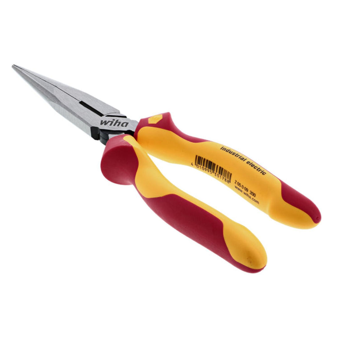 Wiha Tools 32923 Insulated Industrial Long Nose Pliers, 8"