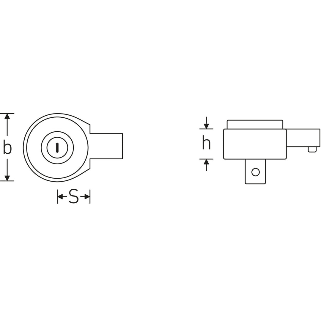 Stahlwille 58250020 735 1/2" Ratchet insert tool