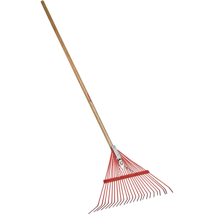Corona RK 24003 Spring Brace Rake, 24 in. Head, 24 Tines, Hardwood Handle