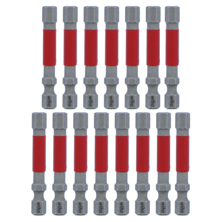 Wiha Tools 76675 MaxxTor Impact Bit Hex 1/4" - 49mm - 15 Pack