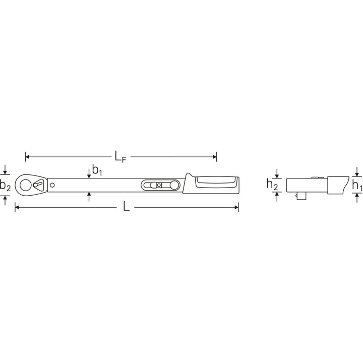 Stahlwille 50204120 721QR Quick Standard MANOSKOP 1/2" torque wrench