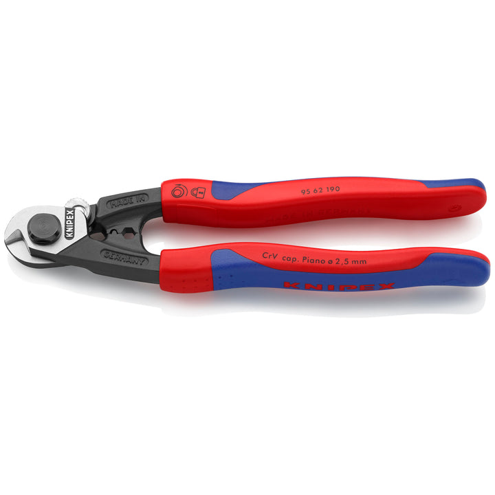 Knipex 95 62 190 SBA 7 1/2" Wire Rope Shears