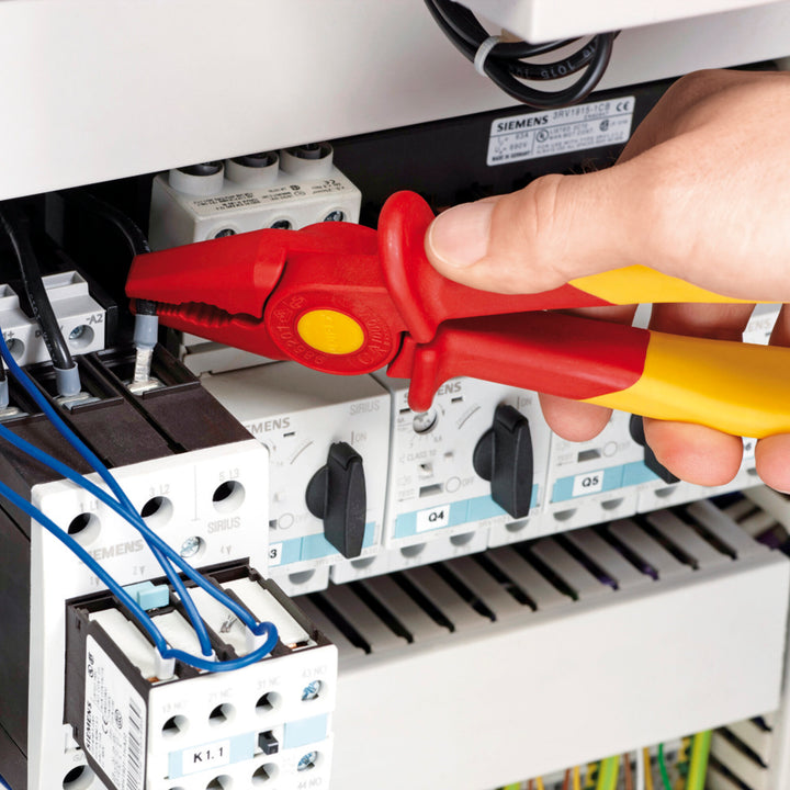 Knipex 98 62 01 7" Long Nose Plastic Pliers-1000V Insulated