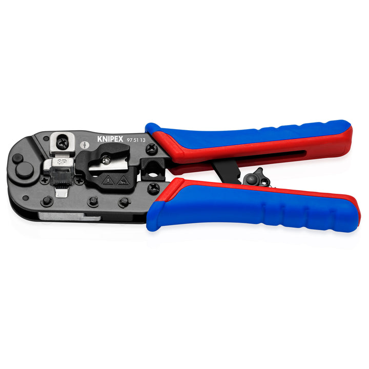 Knipex 97 51 13 7 1/2" Crimping Pliers-For RJ45 Western Plugs