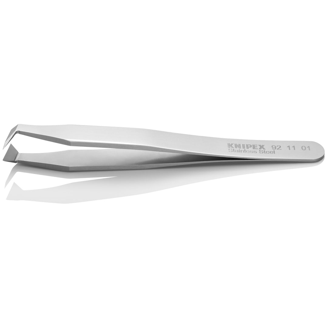 Knipex 92 11 01 4 1/2" Stainless Steel Cutting Tweezers-135°Angled