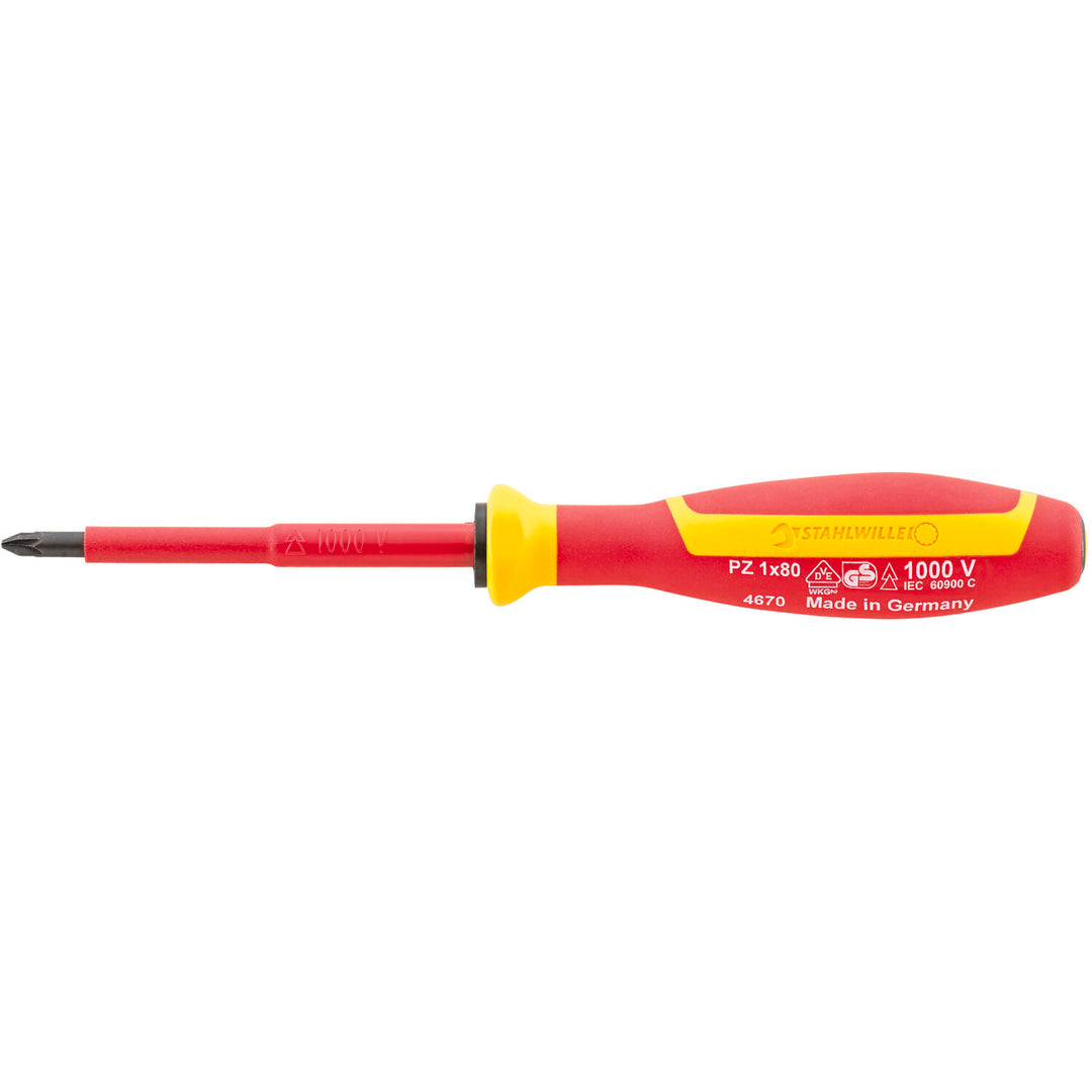 Stahlwille 46703002 4670 VDE DRALL+ #2 Pozidriv Screwdriver