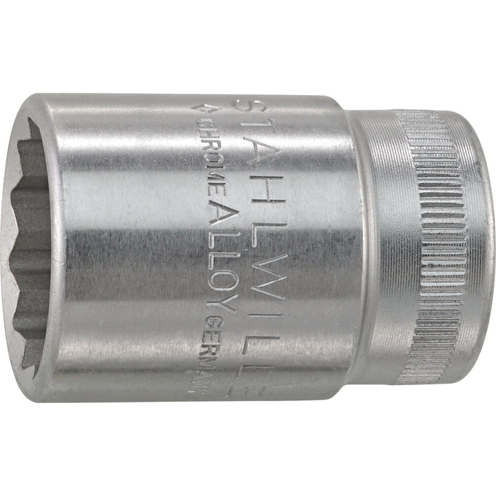 Stahlwille 03010009 50 1/2" 12-pt Socket, 9 mm