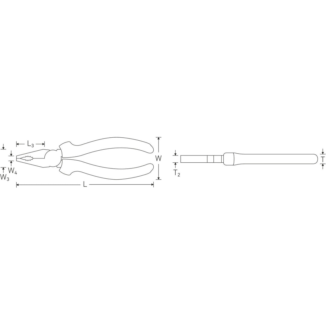 Stahlwille 67004160 VDE combination pliers