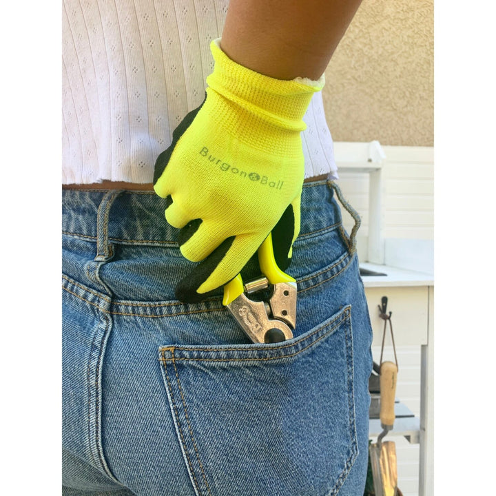 Corona GFB/GGYELLML Florabrite Garden Gloves, Neon Yellow, Medium/Large
