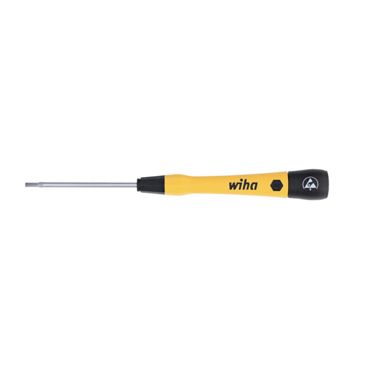 Wiha Tools 27558 ESD Safe PicoFinish Precision Screwdriver - Hex 3/32" x 60mm