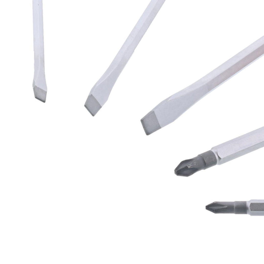 Wiha Tools 53075 5-Piece Slotted and Phillips Extra Heavy Duty Screwdrivers