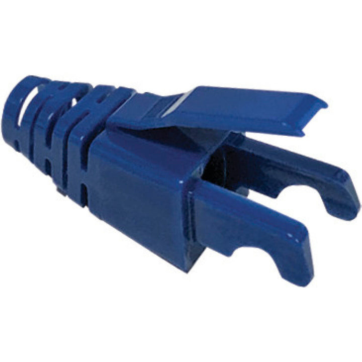 Platinum Tools 100036 Strain Reliefs for EZ-RJ45 Pass-Through RJ45 Connectors, CAT6, Clear — 50pcs in Bulk Bag