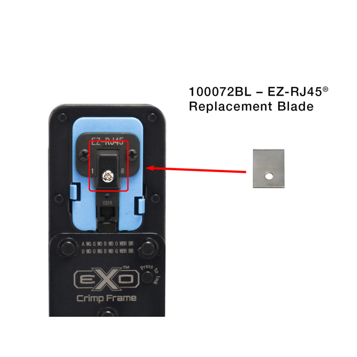 Platinum Tools 100072BL EZ-RJ45 Die Replacement Blade, Clamshell.