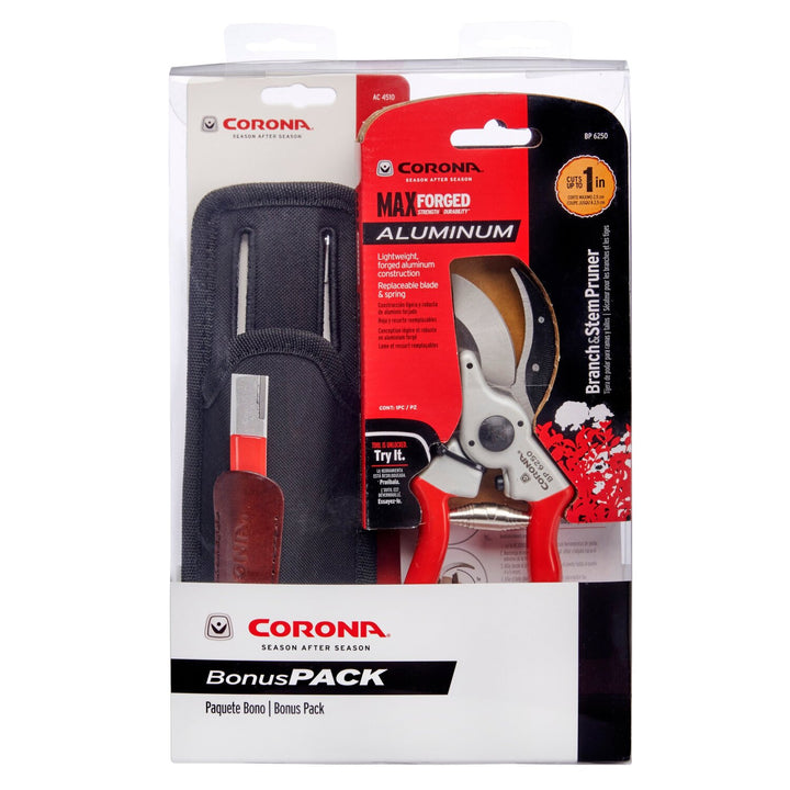 Corona SP 6250 Aluminum Bypass Pruner Bonus Pack