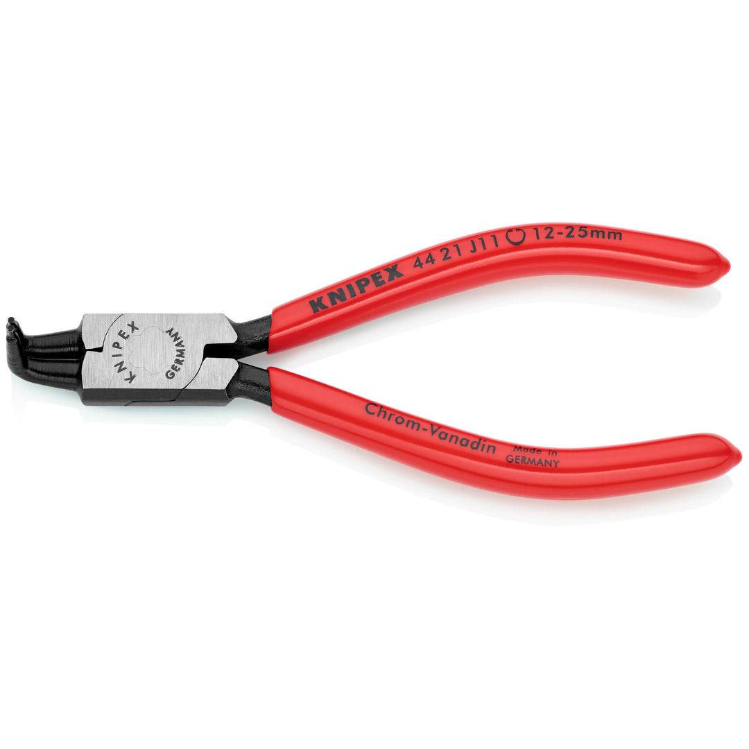Knipex 44 21 J11 SBA 5 1/8" Internal 90° Angled Snap Ring Pliers-Forged Tips
